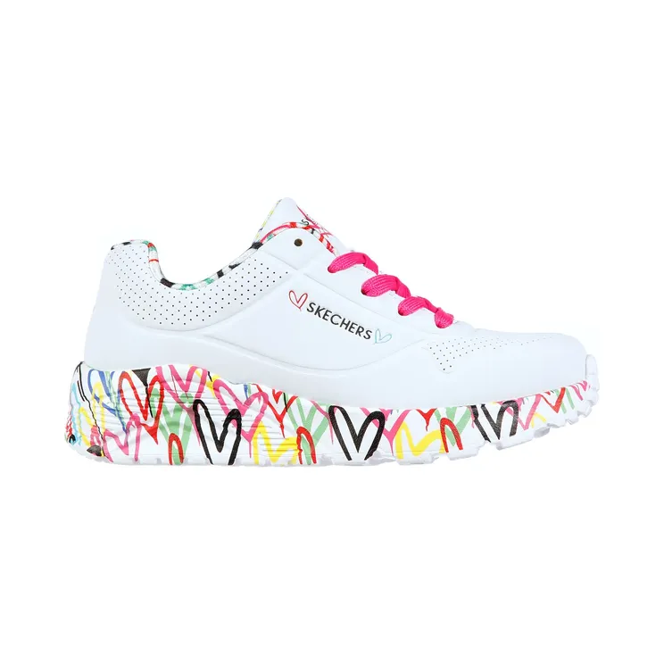Skechers x JGoldcrown: UNO Lite – Lovely Luv Wit