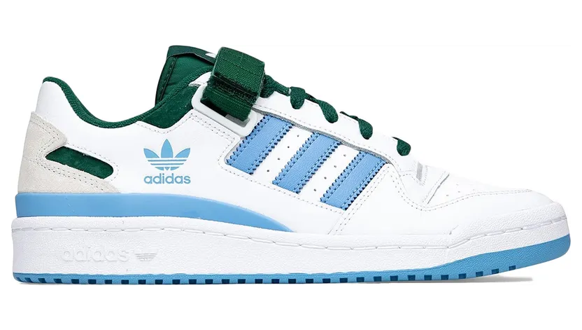 adidas Forum Low White Blue Green (FY6816)