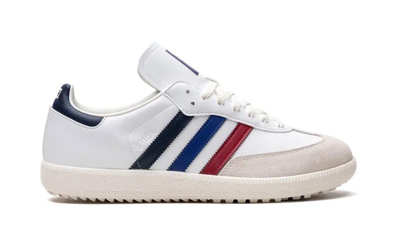 Adidas Samba Golf “Kith – Red Blue Navy” (JH8176)