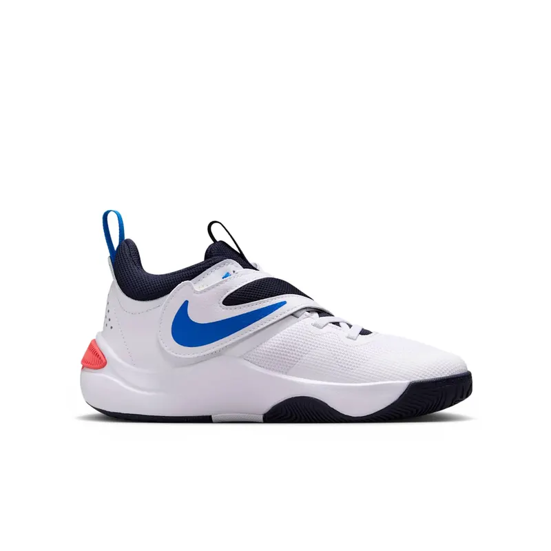 Nike Team Hustle D 11 White Bright Crimson Photo Blue Light Lemon Twist (DV8996-105)