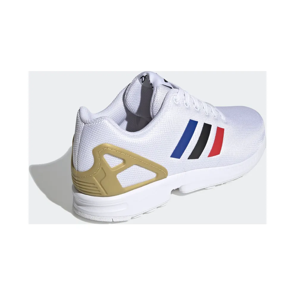 adidas ZX Flux Cloud White Cloud White/Core Black/Team Royal Blue (FV7918)