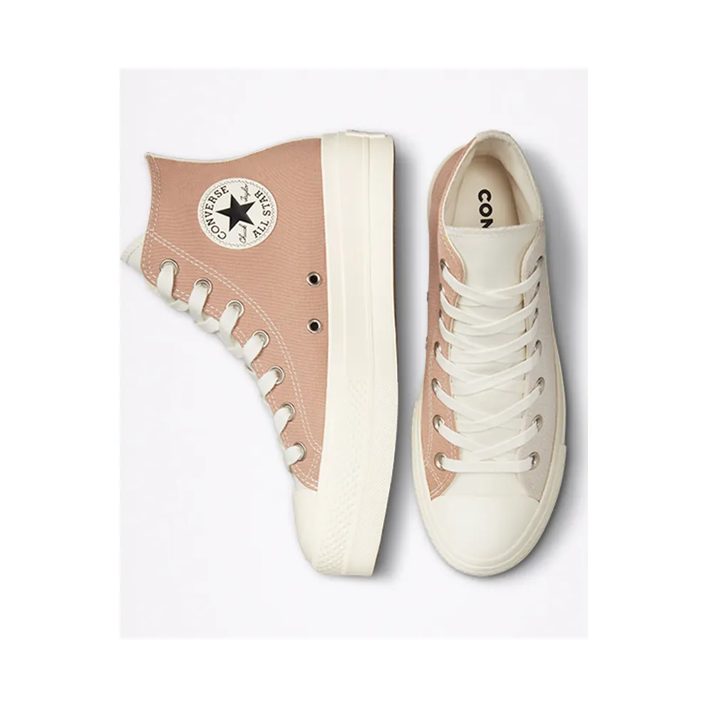 Converse Chuck Taylor All Star Lift Platform Tri-Panel Hemp/desert Sand/egret (A01581C)