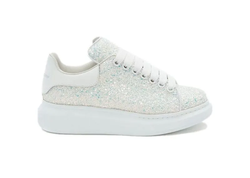 Alexander McQueen Oversized White Ice Glitter (558944W4SA18316)
