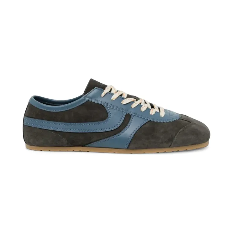 Dries Van Noten Leather Sneakers Steel (261-021726-0126-510)