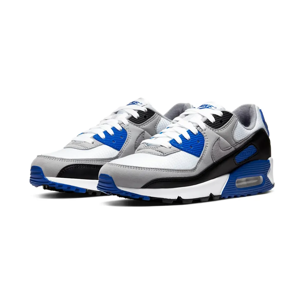 Nike Air Max 90 Recraft Royal White/Hyper Royal-Black-Particle Grey (CD0881-102)