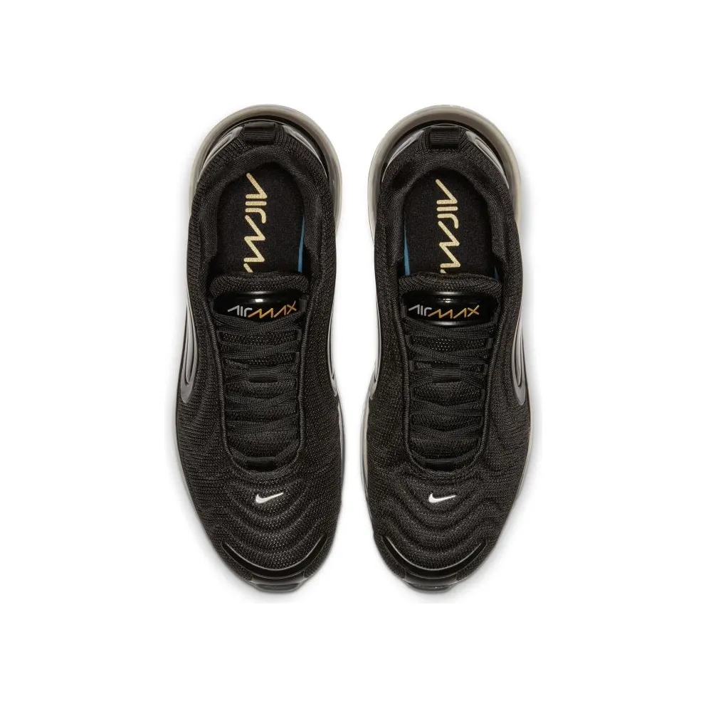 Nike Air Max 720 “Black / Metallic Silver / Metallic Gold” (CT2548-001)
