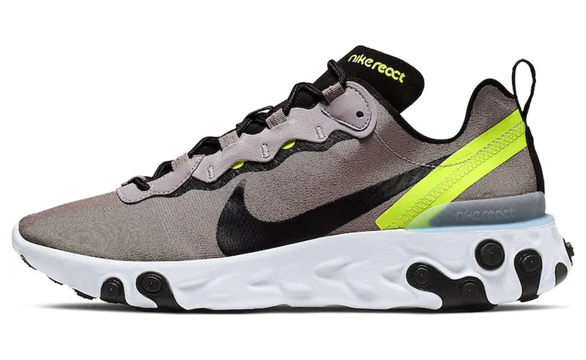 Nike React Element 55 Pumice Pumice/Black-White-Volt-Blue Grill (BQ6166-201)