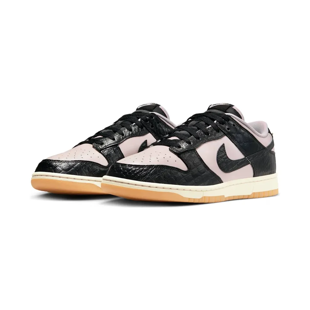 Nike Dunk Low “Black Platinum Violet Croc” (HF9191-001)