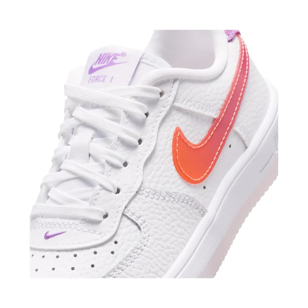 Nike Force 1 Low White Turf Orange Violet (IR5460-100)