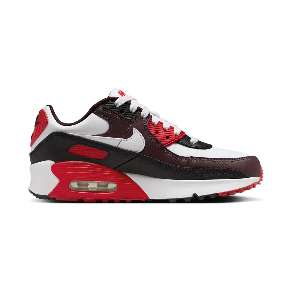 Nike Air Max 90 Burgundy Crush Black University Red White (HF6358-600)