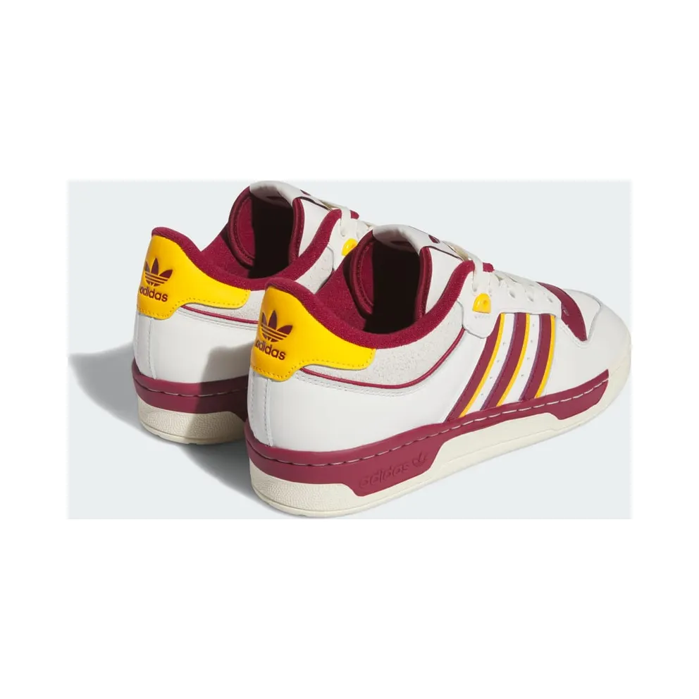 adidas Rivalry 86 Low Cloud White / Team Coll Burgundy 2 / Crew Yellow (IE7159)