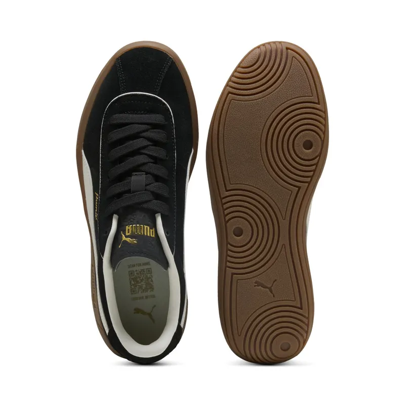 Puma Club Klassika Suede “Puma Black / Warm White” (400718_02)