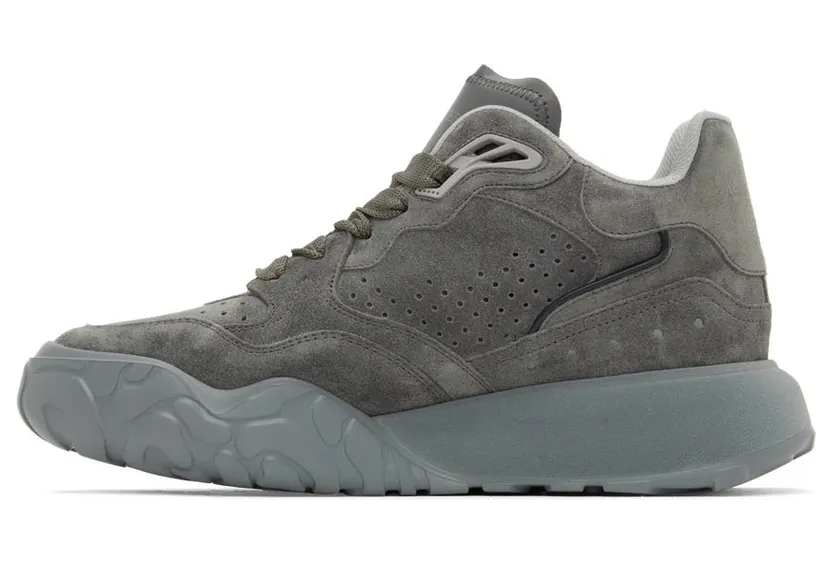 Alexander McQueen Gray Court Sneakers (705121WHZ2B) (3)