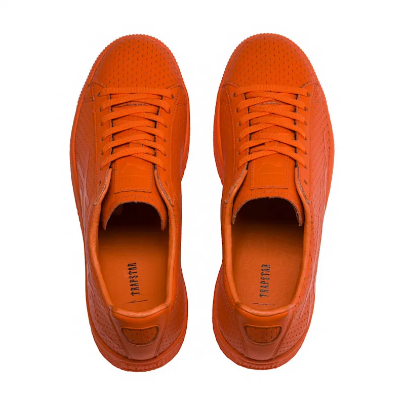 Puma Clyde Perforated Trapstar Golden Poppy Golden Poppy/Golden Poppy (364714-02)
