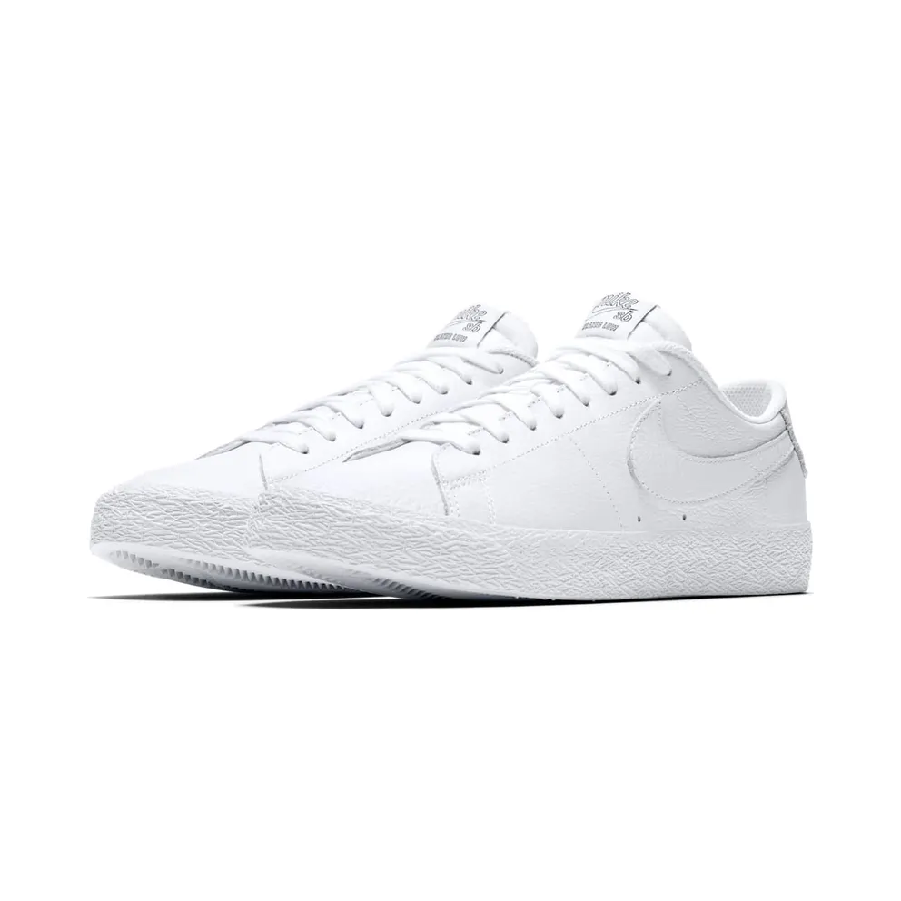 Nike SB Zoom Blazer Low NBA White White/White-Rush Blue-University Red (AR1576-114)