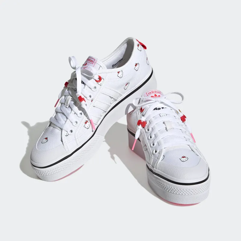 Adidas Nizza Platform Core White / Core White / Core Black (HQ6239)