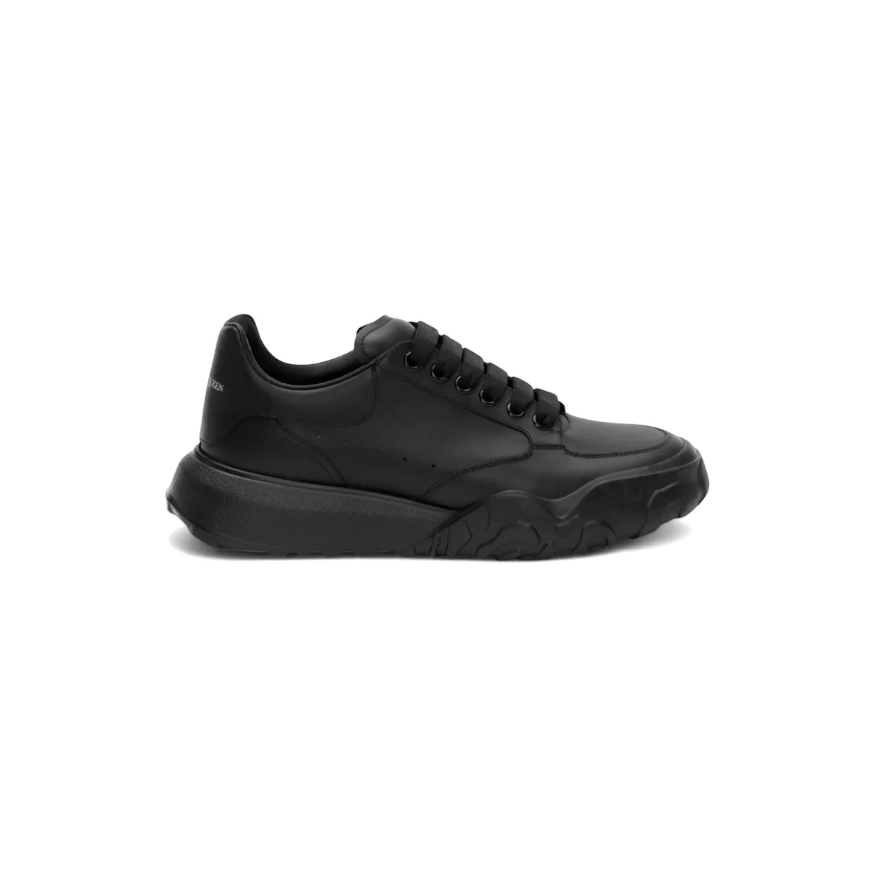 Alexander McQueen Oversized Court Trainer Triple Black (633915 WIA98 1000)