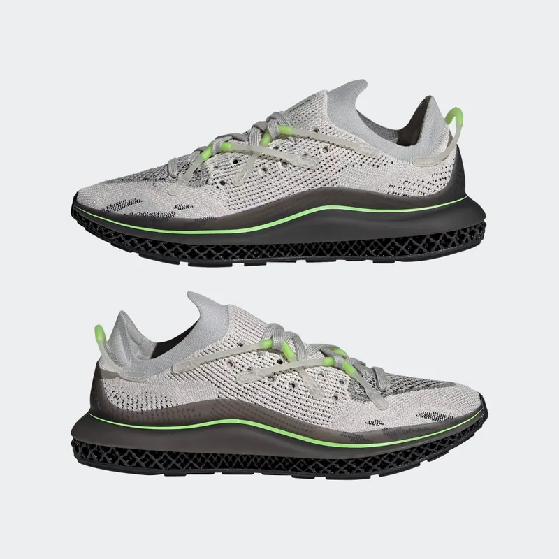 adidas 4D Fusio Grey One / Core Black / Signal Green (H04511)