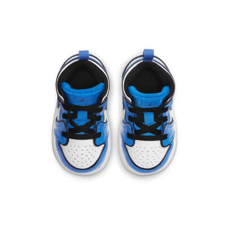 Jordan 1 Mid Signal Blue (TD) Signal Blue/White-Black (BQ6933-402)