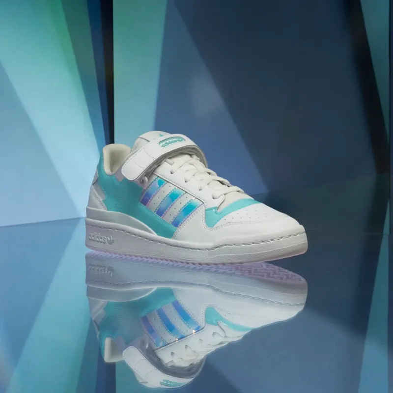 adidas Forum Low Cloud White / Pulse Aqua / Pink Tint (GX3398)