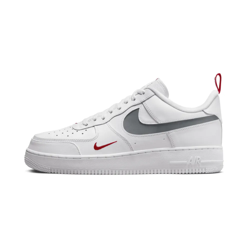 Nike Air Force 1 Low Reflective Swoosh White University Red (DO6709-100)