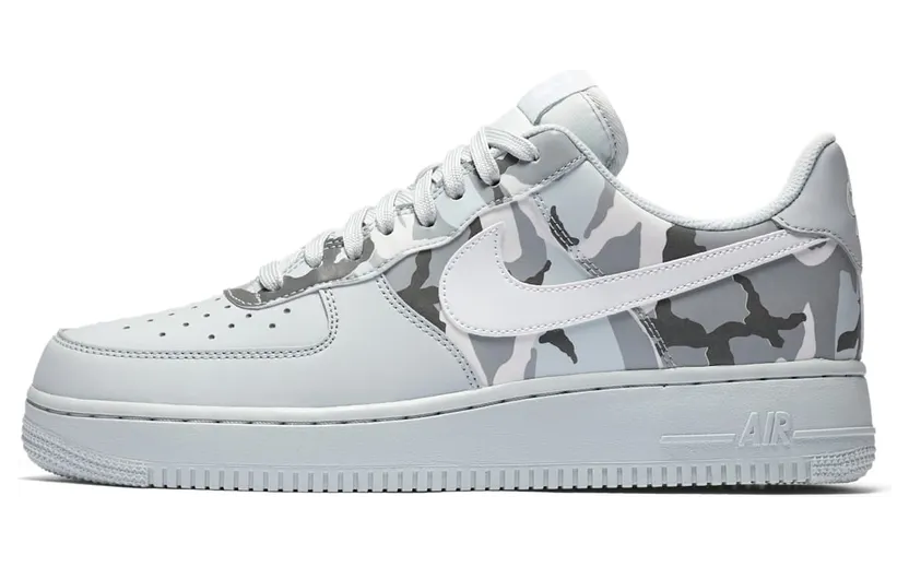 Nike Air FORCE 1 07 LV8 PURE PLATINUM/PURE PLATINUM-White (823511-009)
