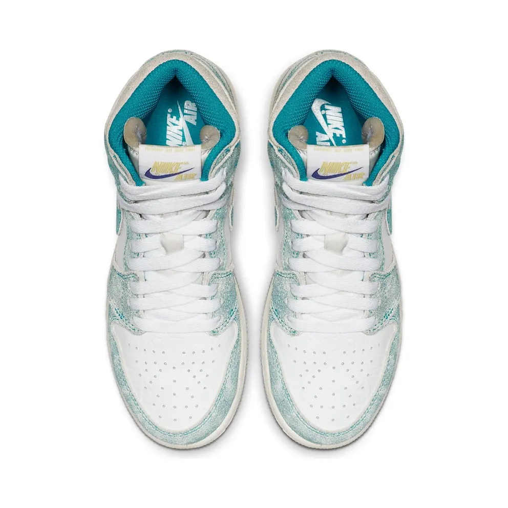 Jordan 1 Retro High Turbo Green (GS) Turbo Green/Sail-White-Light Smoke Grey (575441-311)