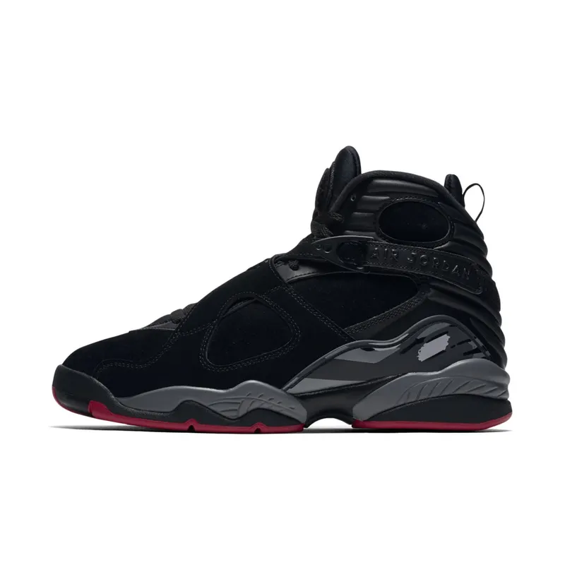 Jordan 8 Retro Black Cement Black/Gym Red-Black-Wolf Grey (305381-022)