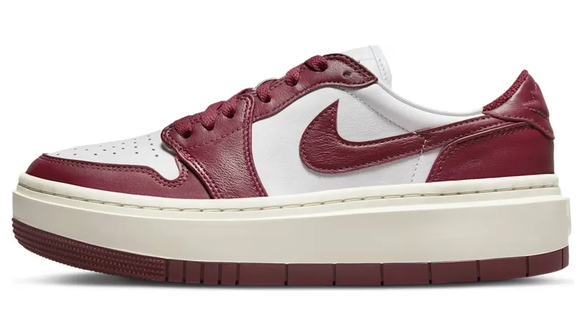 Air Jordan 1 Elevate Low Wmns Team Red “White / Sail / Dark Beetroot” (DH7004-161)
