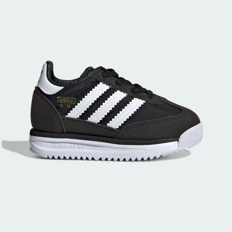 Adidas SL 72 RS Elastic Laces Kids Core Black / Cloud White / Blue (IH2978)