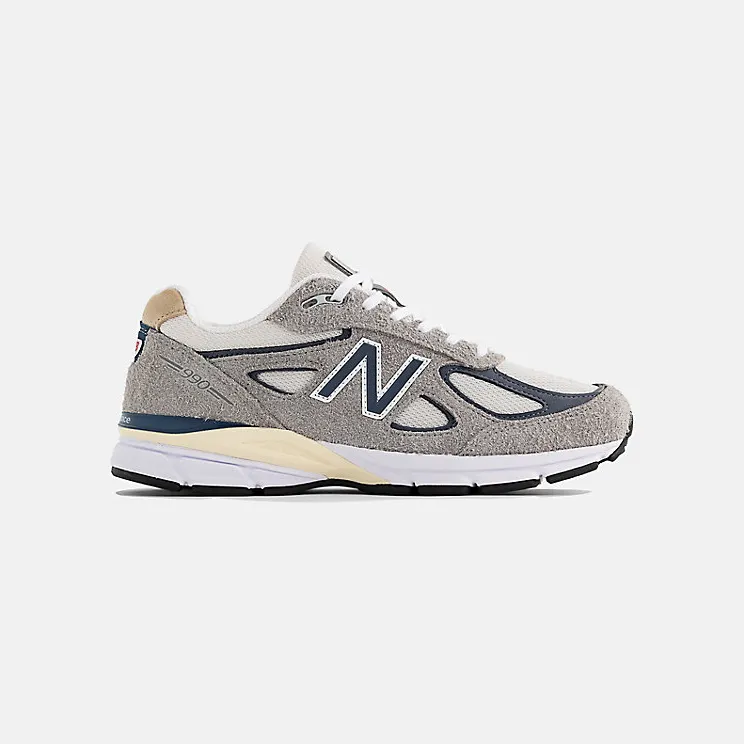New Balance 990v4 “Made in USA – Grey/Navy” (U990TA4)
