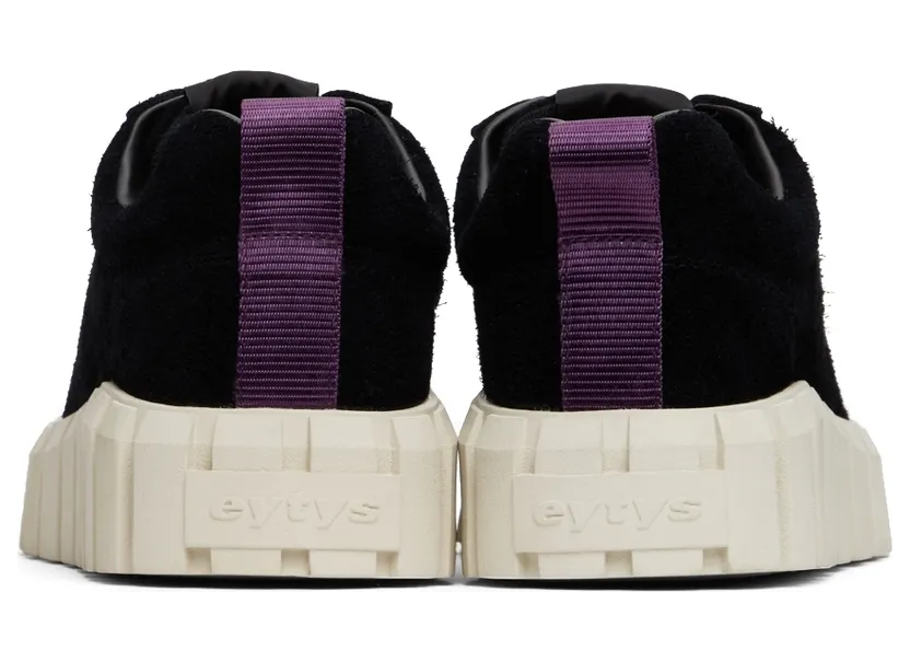 Eytys Black Suede Odessa Sneakers (OASB) (4)