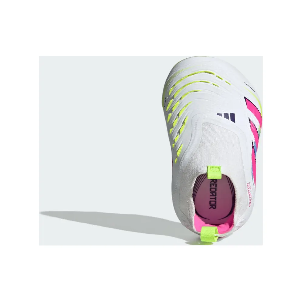 adidas Predator Elite Laceless FG Cloud White Lucid Pink Lucid Lemon (ID3746)