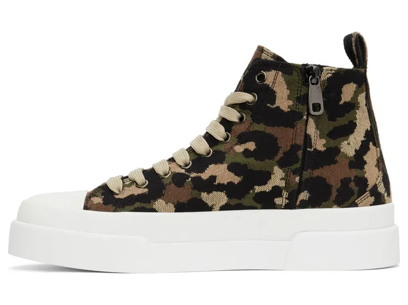 Dolce & Gabbana Green ‘Reborn To Live’ Sneakers (CS1889 AQ700) (3)