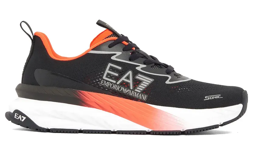 Ea7 Emporio Armani sneaker Black / Coral (7X000603AF22914MZ8708)