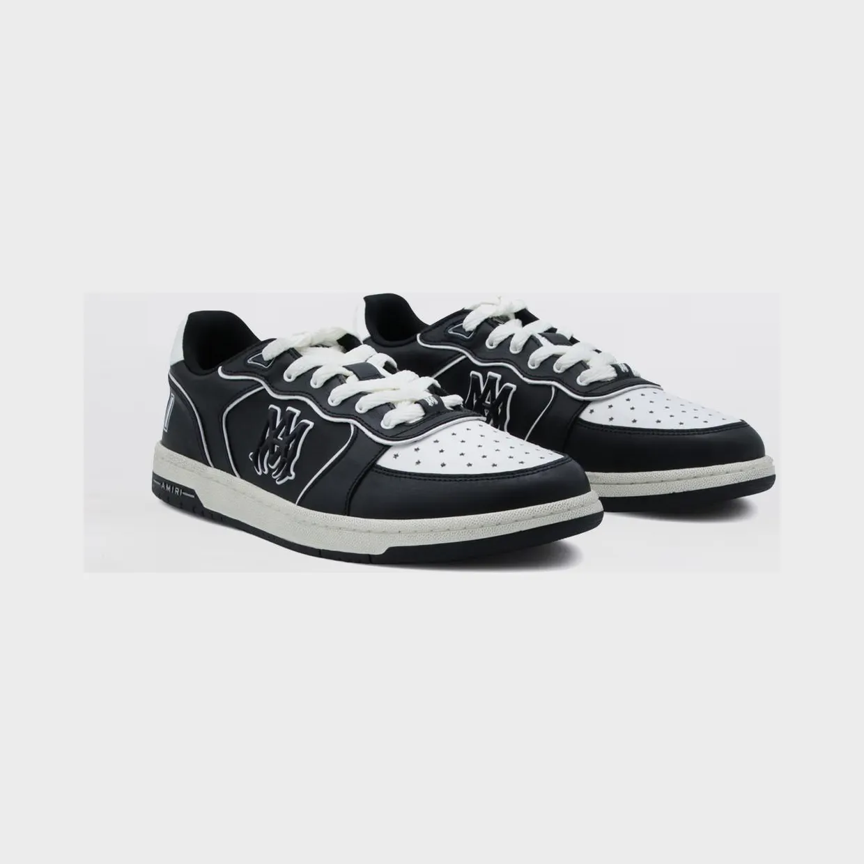 Amiri Newport Leather Sneakers Black (AMSNSN1061BLACK)