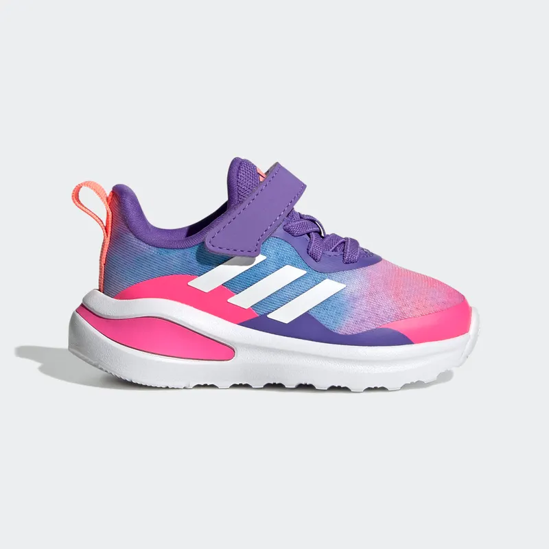 adidas FortaRun International Day Graphic Elastic Lace Top Strap Running Purple Rush / Cloud White / Acid Red (GY1883)
