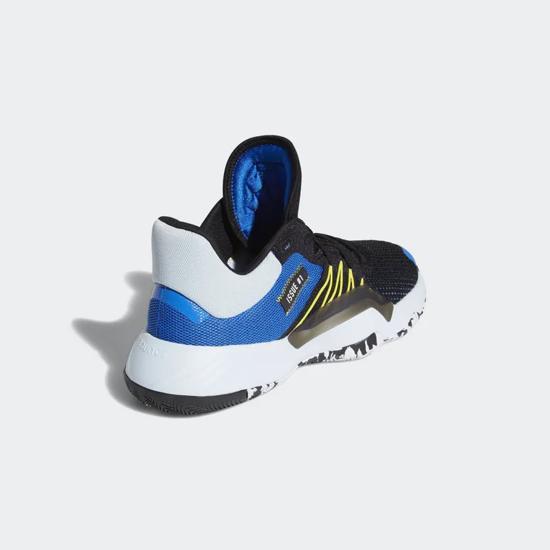 adidas D.O.N Issue #1 Black Black/Glory Blue/Shock Yellow (EF9908)