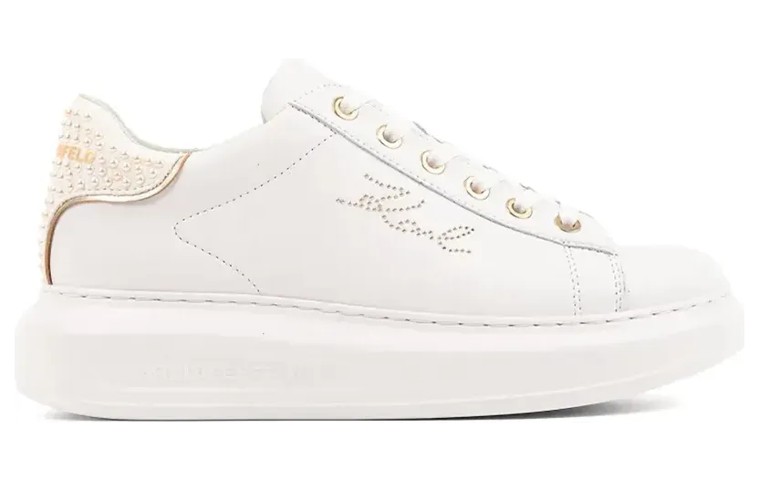Karl Lagerfeld verfraaid met logo “White” (KL62518P01G)