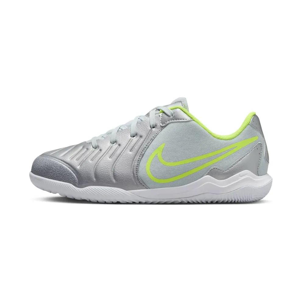 Nike Tiempo Legend 10 Academy IC Metallic Silver Volt Black (DV4350-001)