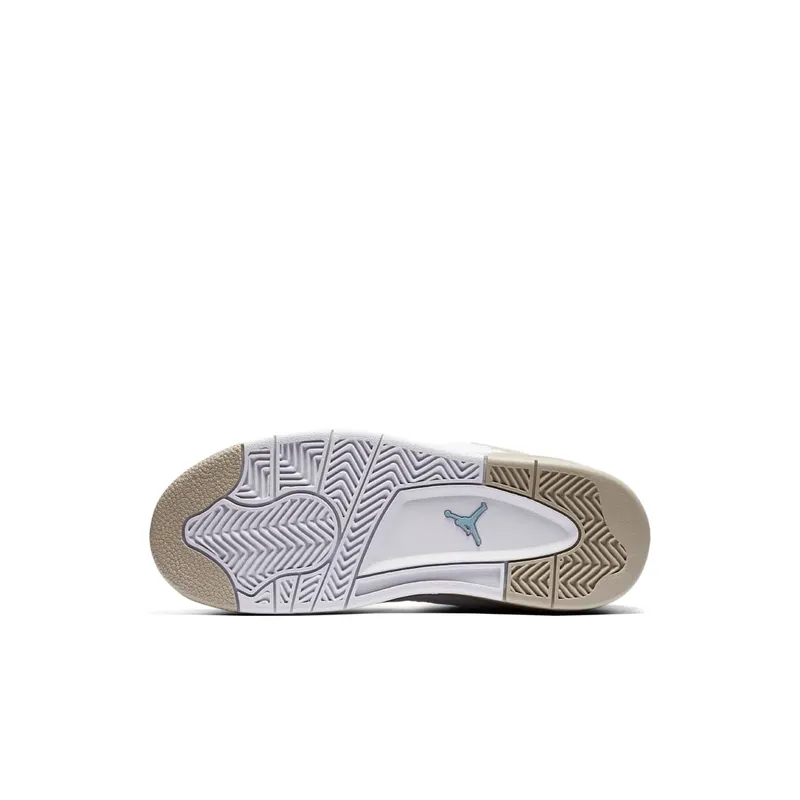 Jordan 4 Retro Sand 2017 (PS) White/Boarder Blue-Light Sand (487725-118)