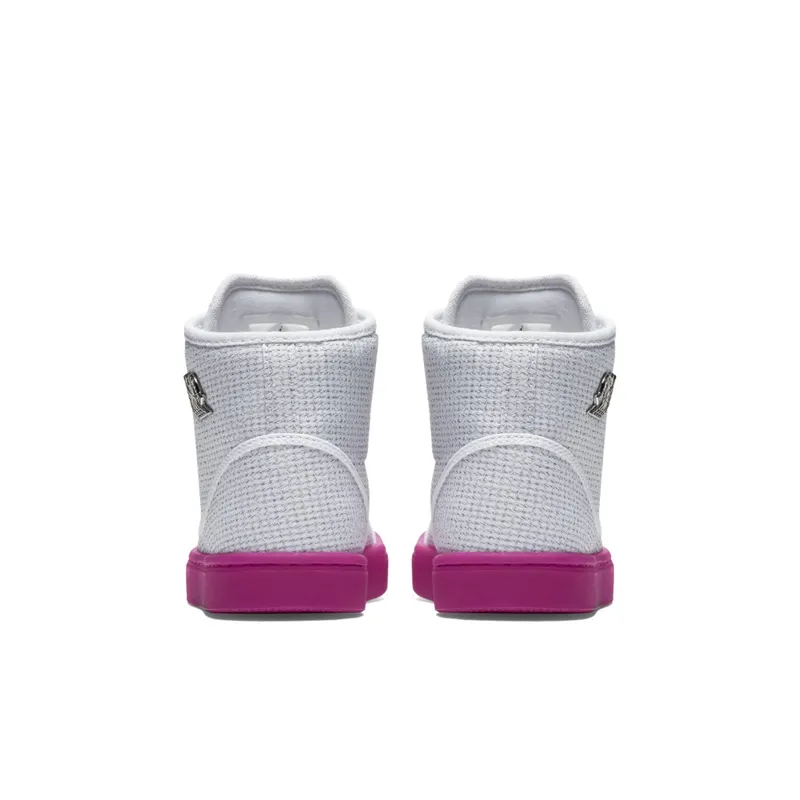 Jordan Air  Jasmine GG White (GS) White/Black Medium Fuchsia Metallic Silver (768927-128)
