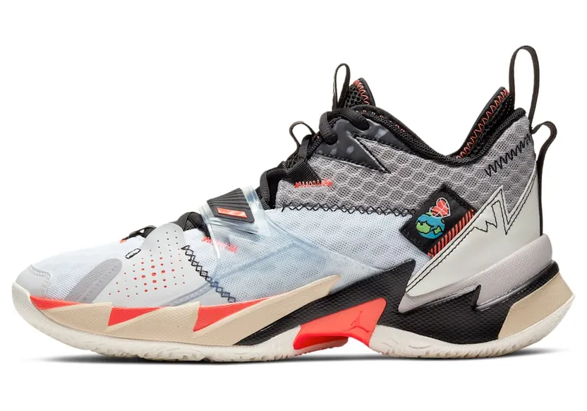 Jordan Why Not Zer0.3 White Bright Crimson Black