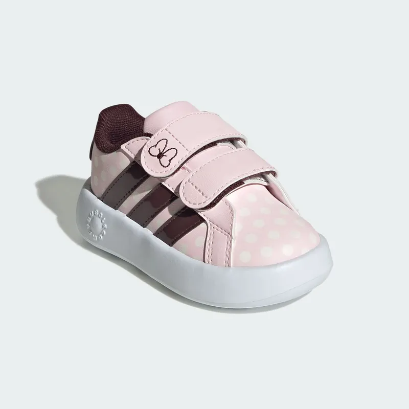 Adidas adidas Disney Minnie Mouse Grand Court Shoes Clear Pink / Aurora Ruby / Chalk White (JR8131)