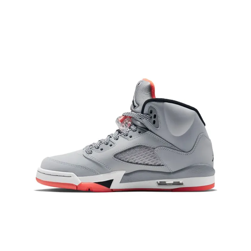 Jordan 5 Retro Hot Lava (GS) Wolf Grey/Black-Hot Lava-White (440892-018)
