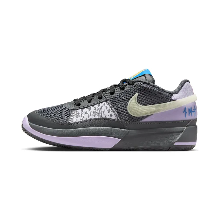 Nike Ja 1 Personal Touch “Iron Grey / Lilac Bloom / Light Photo Blue / Glow” (DX2294-002)