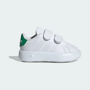 adidas Advantage Shoes Kids “Cloud White / Cloud White / Green” (ID5286)