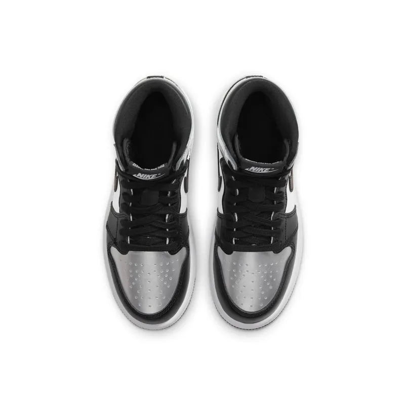 Air Jordan 1 Retro High Silver Toe (PS) (2021) – “Black / Metallic Silver White Black” (CU0449-001)