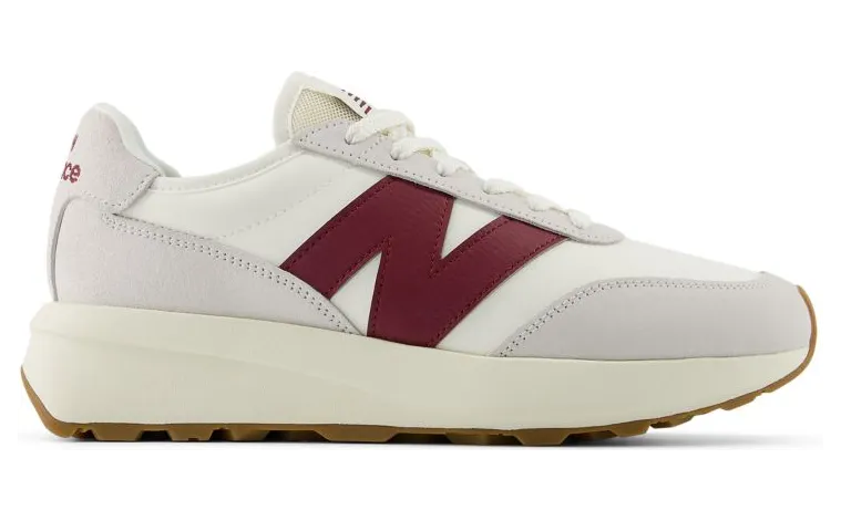 New Balance 370 Sea Salt Classic Crimson Gum (U370CB)