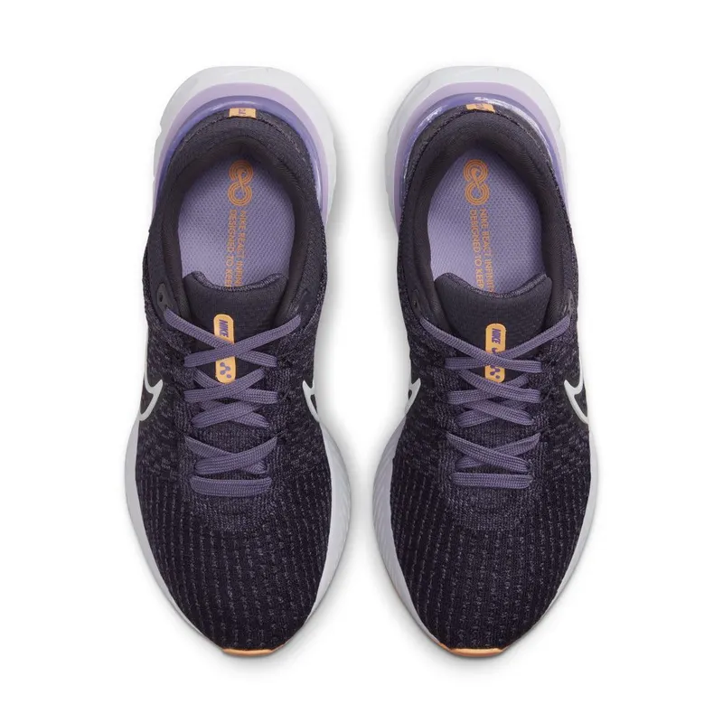 Nike React Infinity Run Flyknit 3 Road Running Purple (DD3024-502)